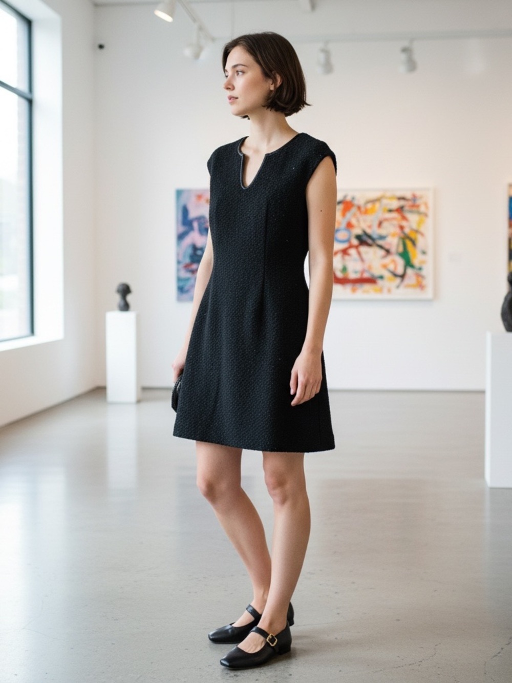 Juliette Longuet wool blend dress‎ size 6
